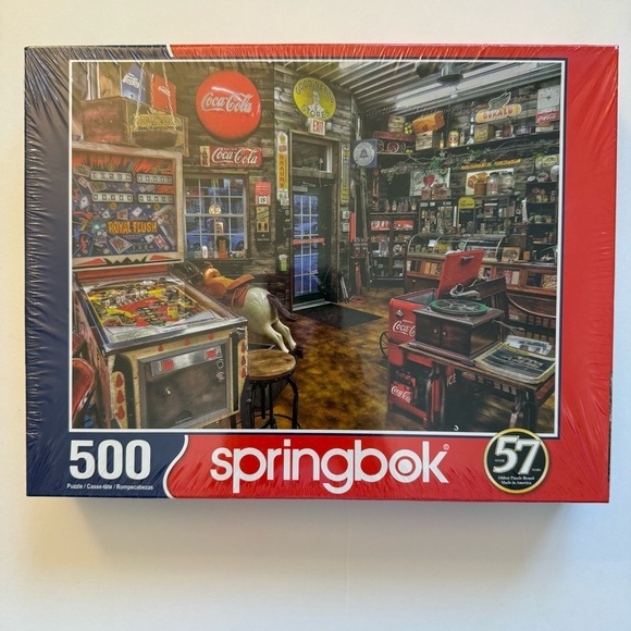Springbok Other - NEW Springbok Coca-Cola vintage store  Puzzle 500 Pieces sealed in box new